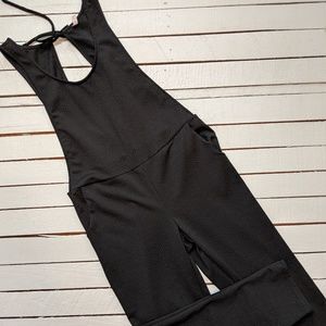 Peach Royal Black Jumpsuit (size S)